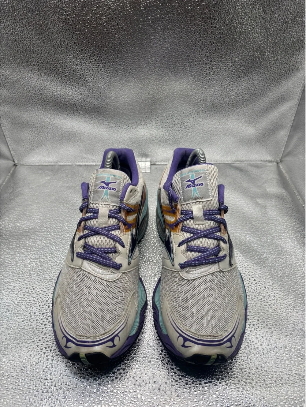 Mizuno wave creation 14 purple grey orange